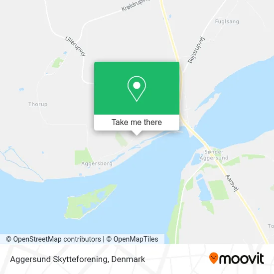 Aggersund Skytteforening map