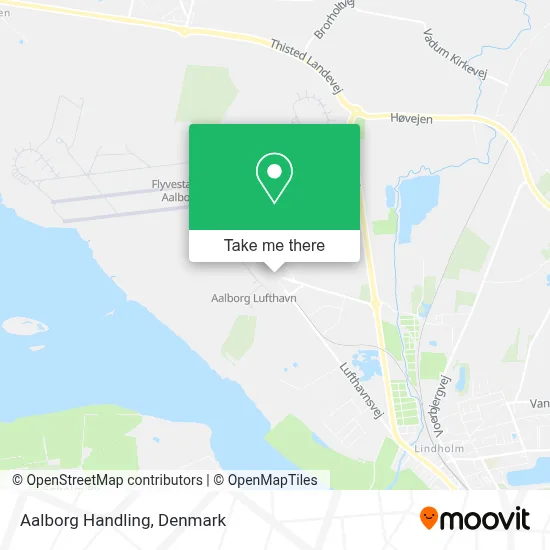 Aalborg Handling map