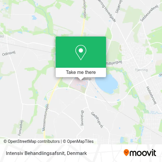 Intensiv Behandlingsafsnit map
