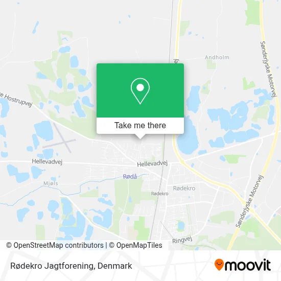 Rødekro Jagtforening map