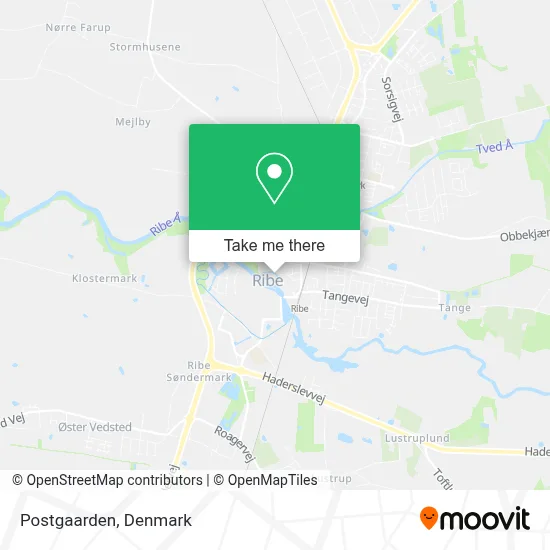 Postgaarden map