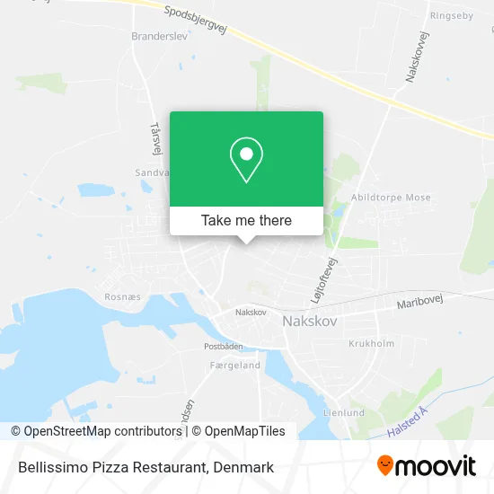 Bellissimo Pizza Restaurant map
