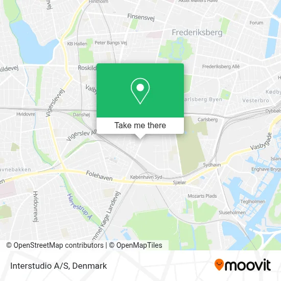 Interstudio A/S map