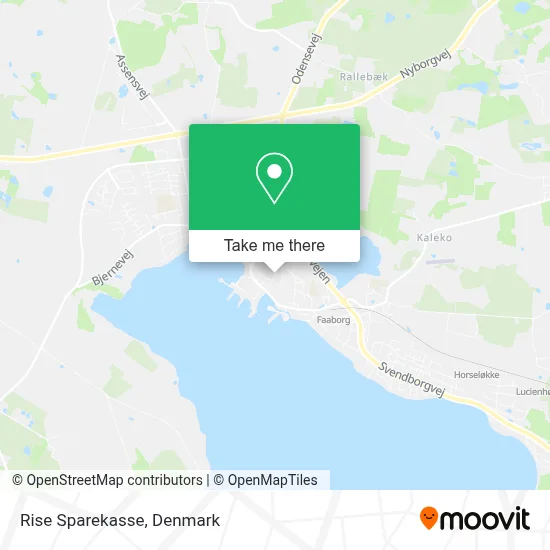 Rise Sparekasse map