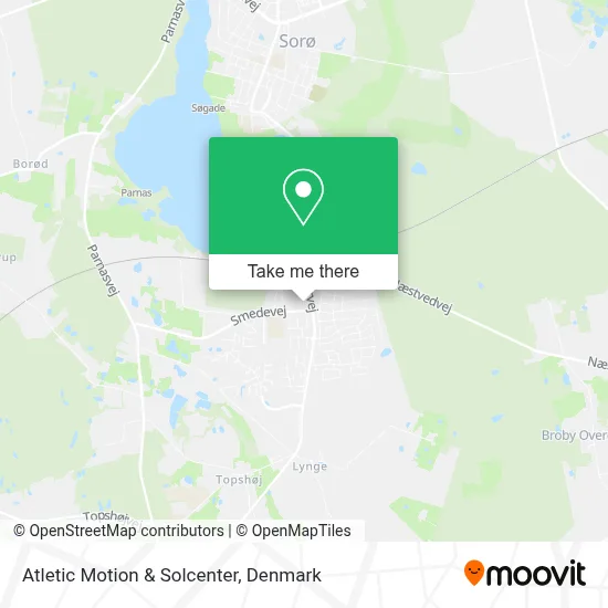 Atletic Motion & Solcenter map