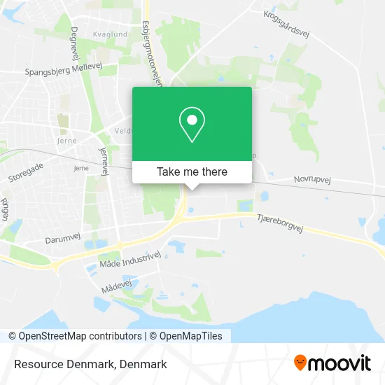 Resource Denmark map