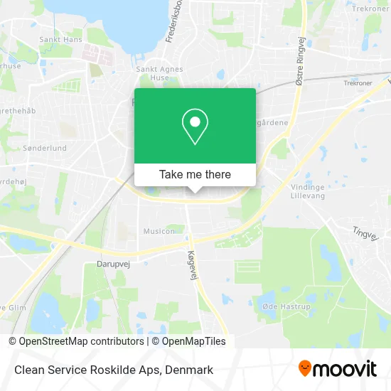 Clean Service Roskilde Aps map