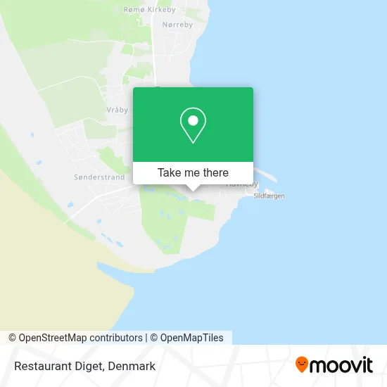 Restaurant Diget map