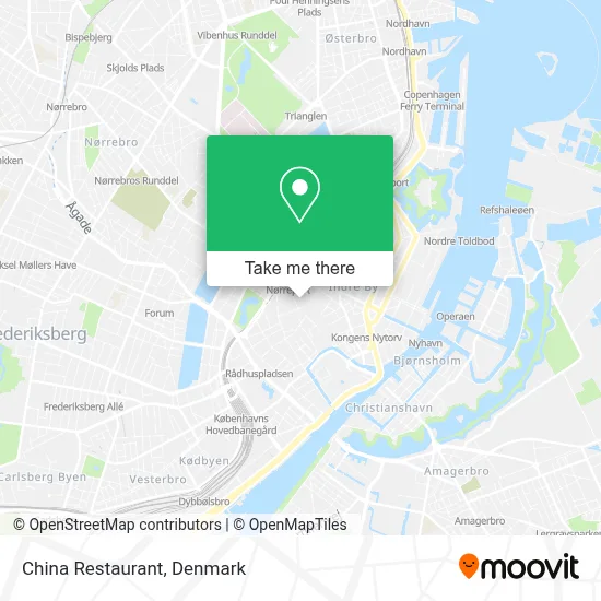 China Restaurant map