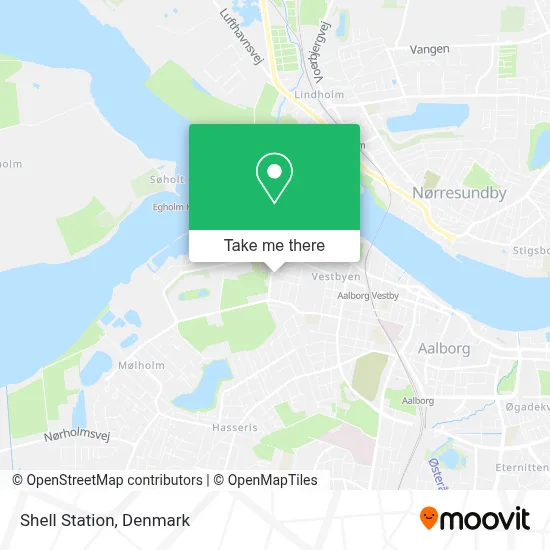Shell Station map