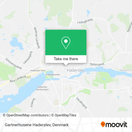Gartnerhusene Haderslev map