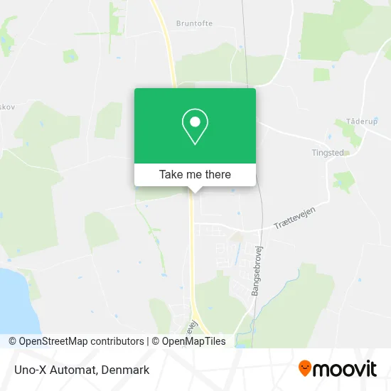 Uno-X Automat map