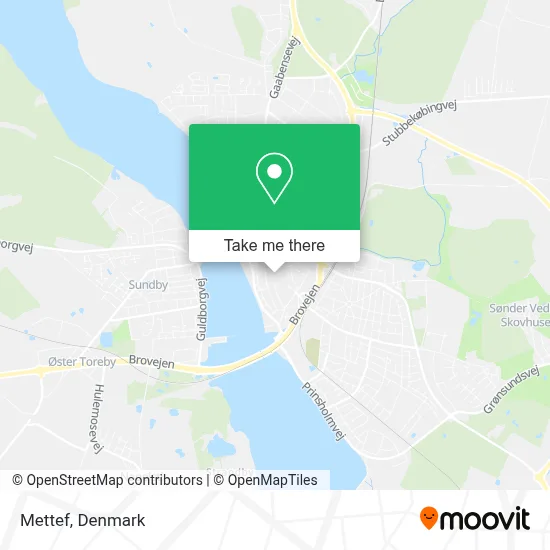 Mettef map