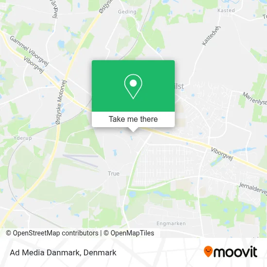 Ad Media Danmark map