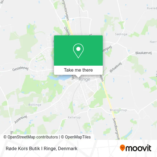 Røde Kors Butik I Ringe map