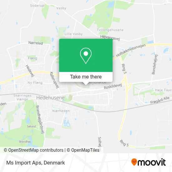 Ms Import Aps map