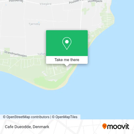 Cafe Dueodde map
