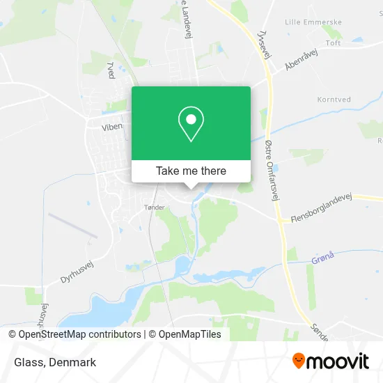 Glass map