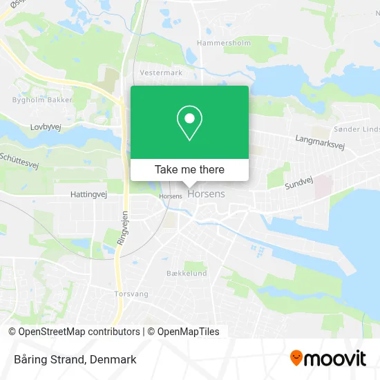 Båring Strand map