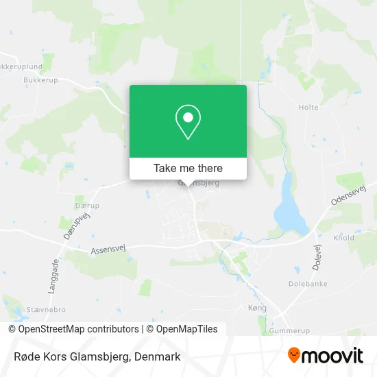 Røde Kors Glamsbjerg map