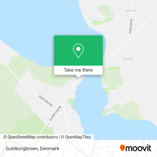 Guldborgbroen map