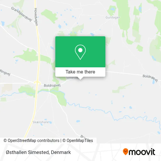Østhallen Simested map