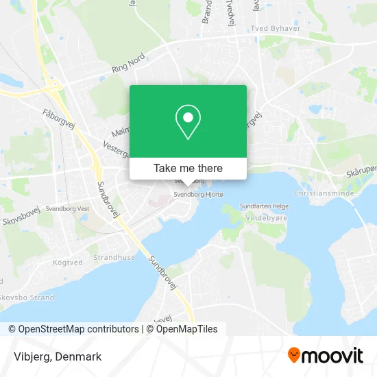 Vibjerg map