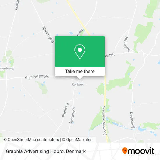 Graphia Advertising Hobro map