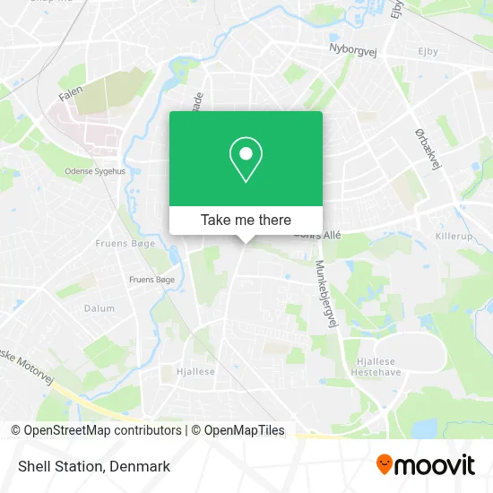 Shell Station map