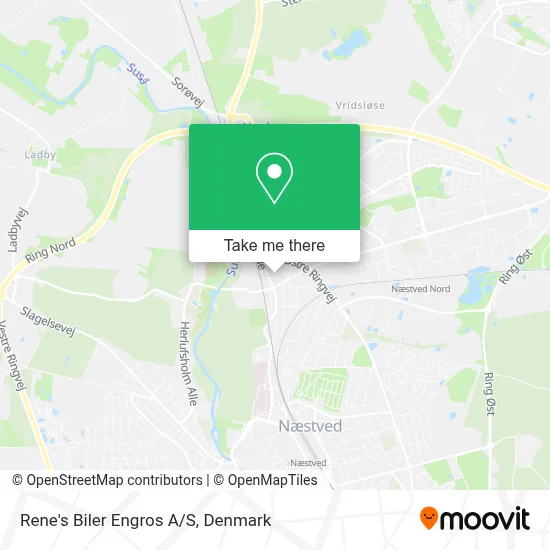 Rene's Biler Engros A/S map