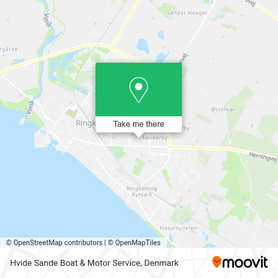 Hvide Sande Boat & Motor Service map