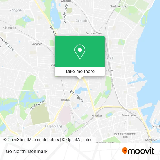Go North map