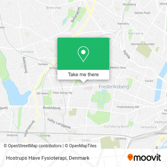 Hostrups Have Fysioterapi map