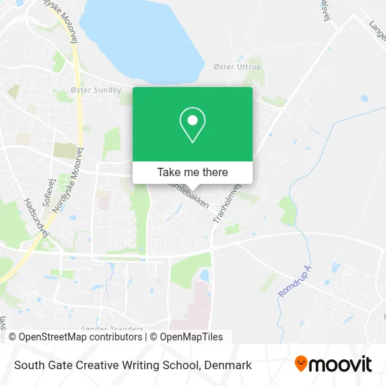 South Gate Creative Writing School map
