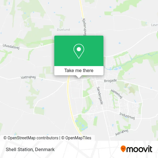 Shell Station map