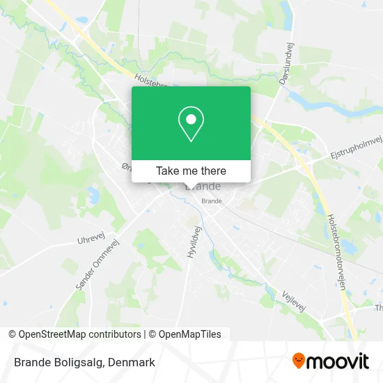 Brande Boligsalg map