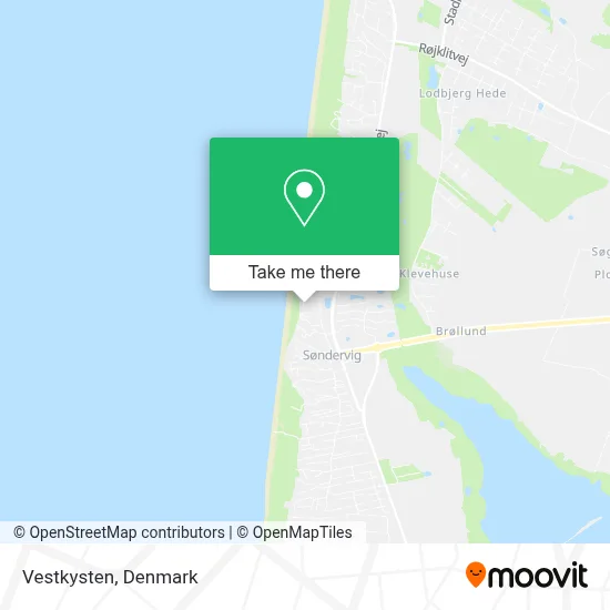 Vestkysten map