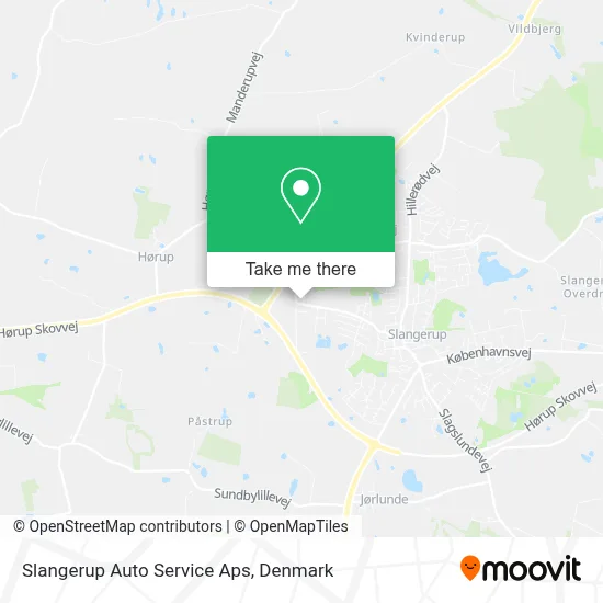 Slangerup Auto Service Aps map
