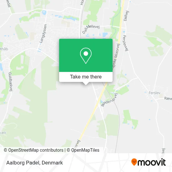 Aalborg Padel map