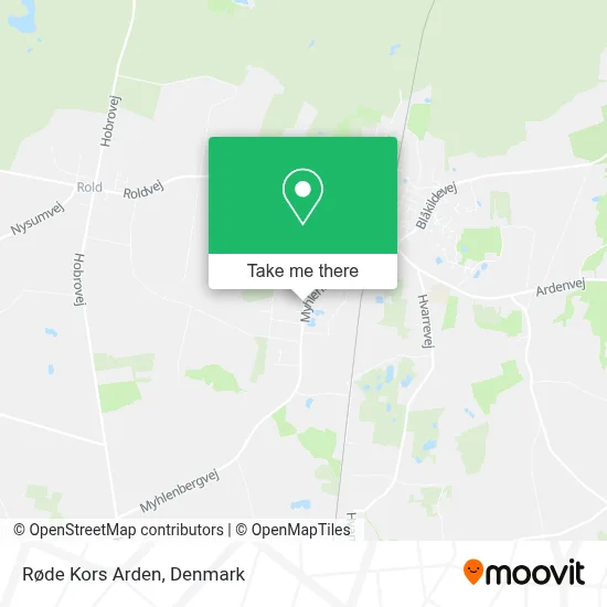 Røde Kors Arden map