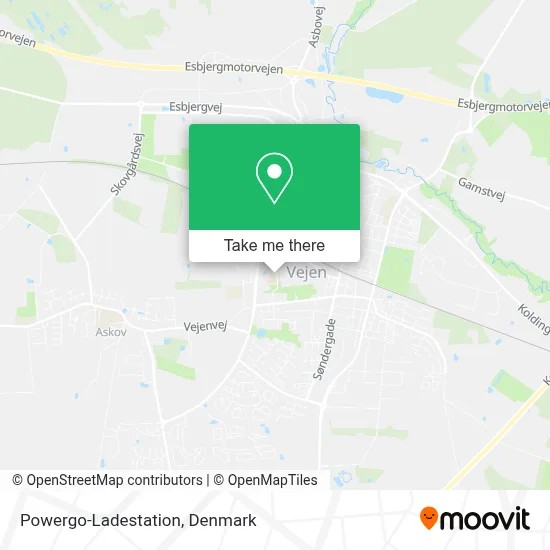 Powergo-Ladestation map