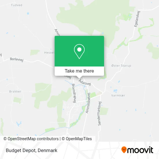 Budget Depot map