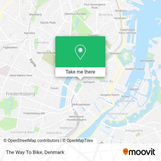 The Way To Bike map