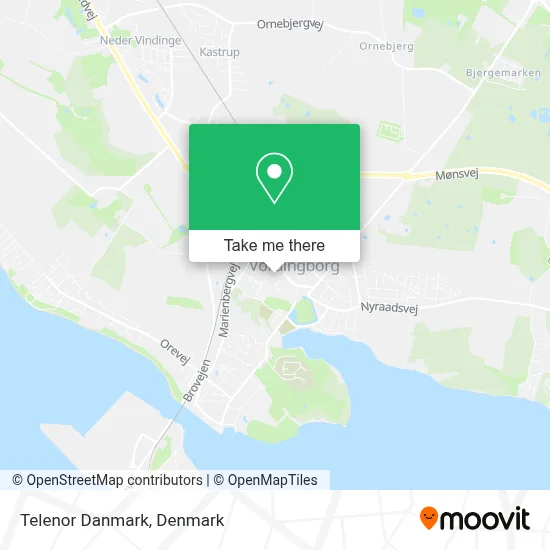 Telenor Danmark map