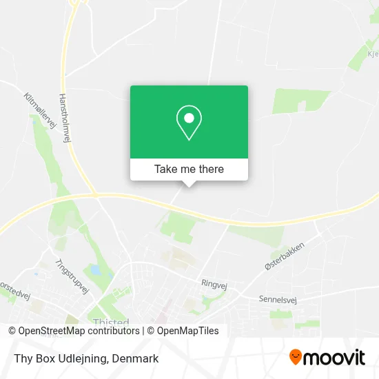 Thy Box Udlejning map