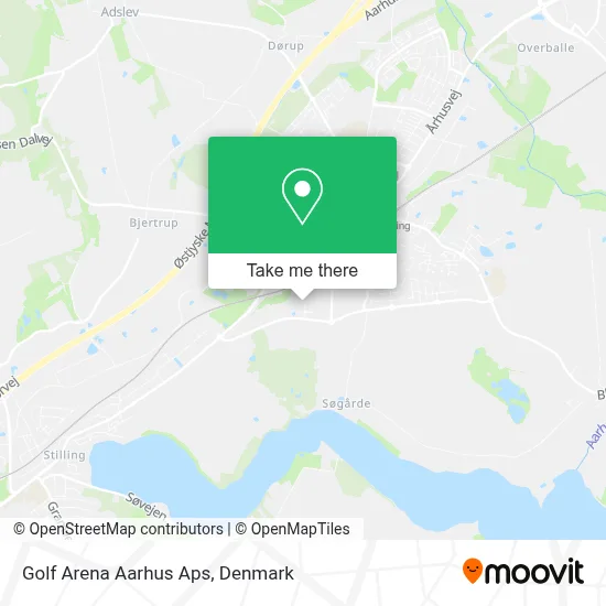 Golf Arena Aarhus Aps map