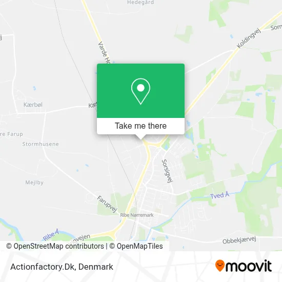 Actionfactory.Dk map