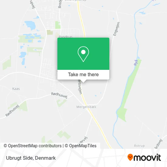 Ubrugt Side map