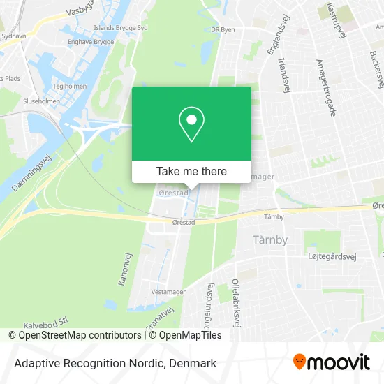 Adaptive Recognition Nordic map