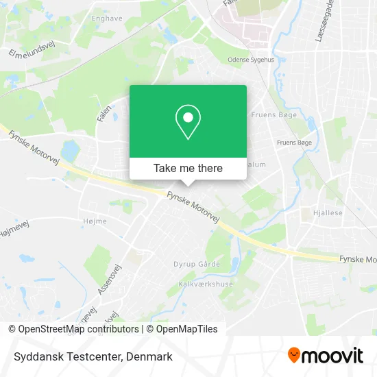 Syddansk Testcenter map